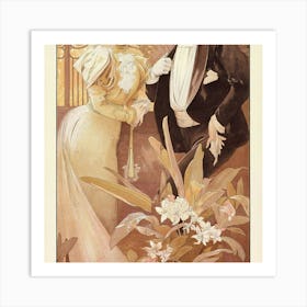 Couple Of Flowers Art Print