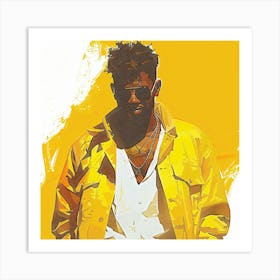 Yellow Jacket Art Print