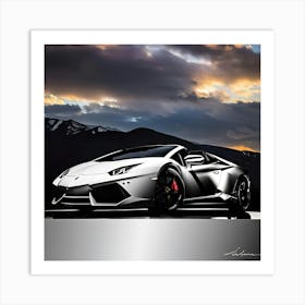 Lamborghini 94 Art Print