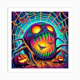 Halloween Spider Art Print