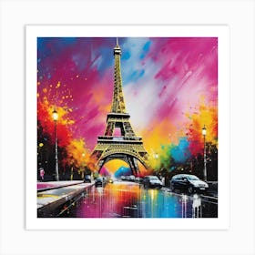 Paris Eiffel Tower 6 Art Print