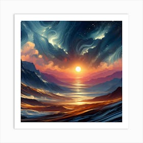 Astral Aura 15 Art Print