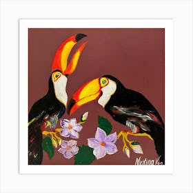 Toucans Art Print