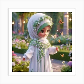 Muslim Girl 1 Art Print