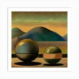 Spheres III - Skorpio Vulker  Art Print