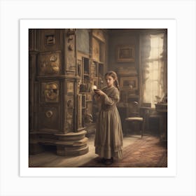 The Ancient Past And Modern Technology Art Print