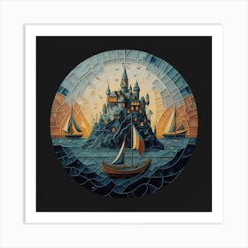 Sand Castle Art Print