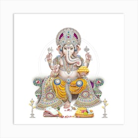 Ganesha Art Print