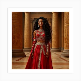 Egyptian Woman 16 Art Print