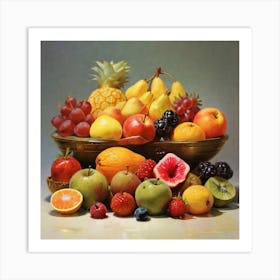 Fruit Bowl 2 Art Print