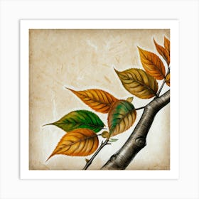 Autumn Leaves 4 Art Print