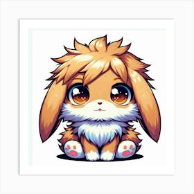 Cute Bunny 2 Art Print