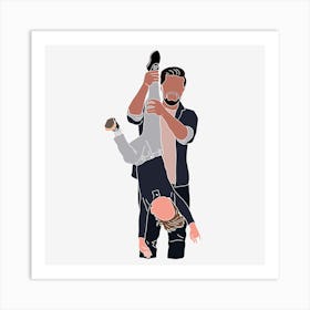 Father And Son Father's Day 3 Art Print