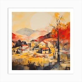 Abstract Vignettes: Italian Odyssey Art Print