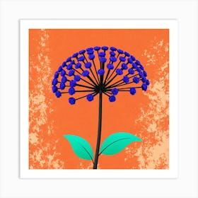 Blue Flower 14 Art Print