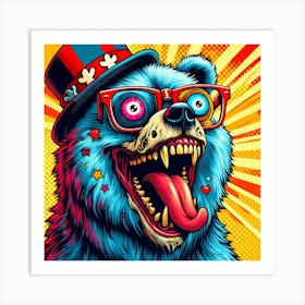 Pop Bear Art Print