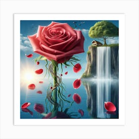 Rose #18 by Cam Views Art Print