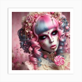 Lollipop Girl 2 Art Print