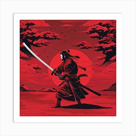 Samurai Warrior 6 Art Print