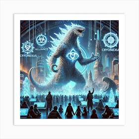 A Sci Fi Depiction Of Symbols Of Resilience, Sho Art Print