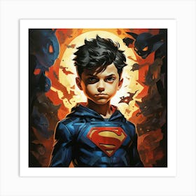 Super Shadows Boy Of Tomorrow Art Print 0 1 Art Print