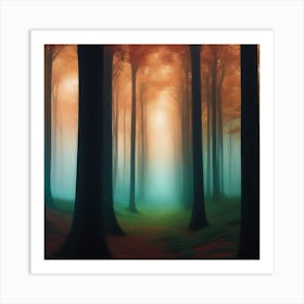 Mystical Forest Retreat 32 Art Print