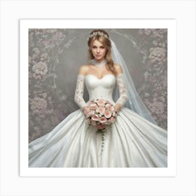 Wedding Dress 2 Art Print