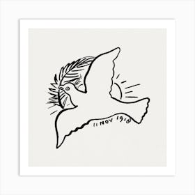 Peace Dove, Leo Gestel Art Print