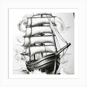 Sailing Ship Art Print