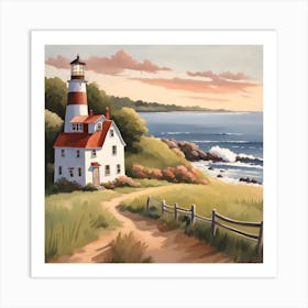 Lighthouse 8 Art Print