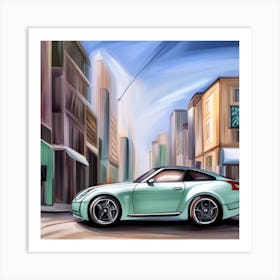 Nissan Car Art Print