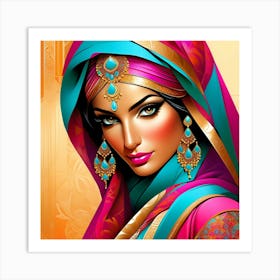 Exotic Beauty Artwork 212 Art Print