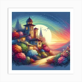 Fairytale Landscape Art Print