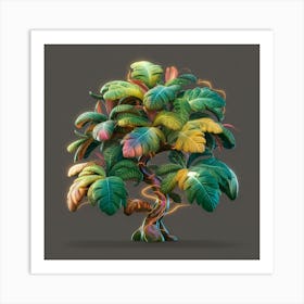 Dynamic Foliage Dance Art Print