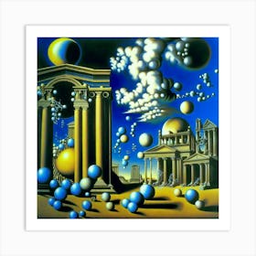 Aeolian Spheres - Yard Art Print