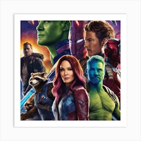 Avengers Infinity War Art Print