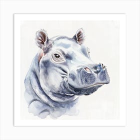 Hippopotamus Art Print