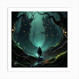 Dark Forest Art Print