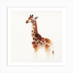 Giraffe Canvas Print Art Print