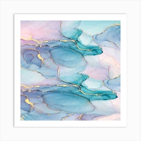 Abstract Watercolor Painting 1 Art Print