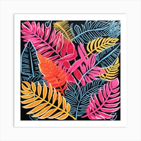 Tropical Leaves 3 Art Print