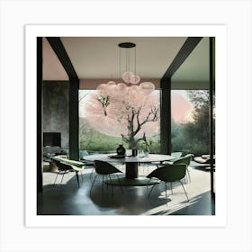 Modern Dining Room 1 Art Print