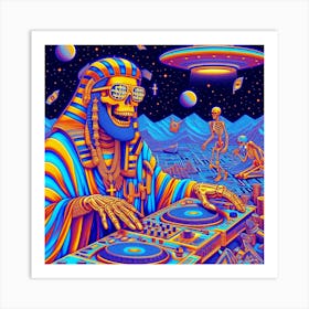 Dj Egypt Art Print