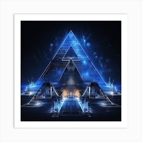 Pyramids Of The Future Art Print