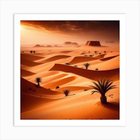 Desert Landscape 82 Art Print