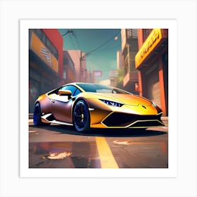 Lamborghini 2 Art Print