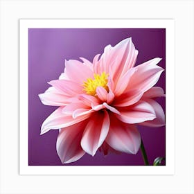 Pink flower 1 Art Print