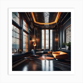 Modern Living Room 10 Art Print