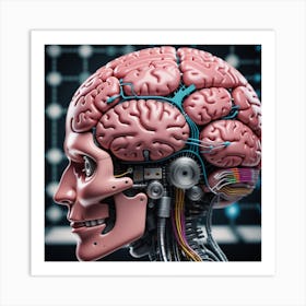 Brain Of A Robot 8 Art Print