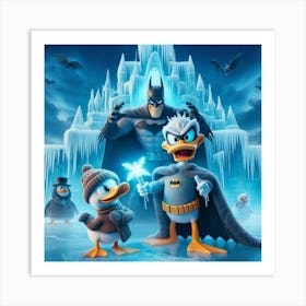 Batman Ice Kingdom Art Print